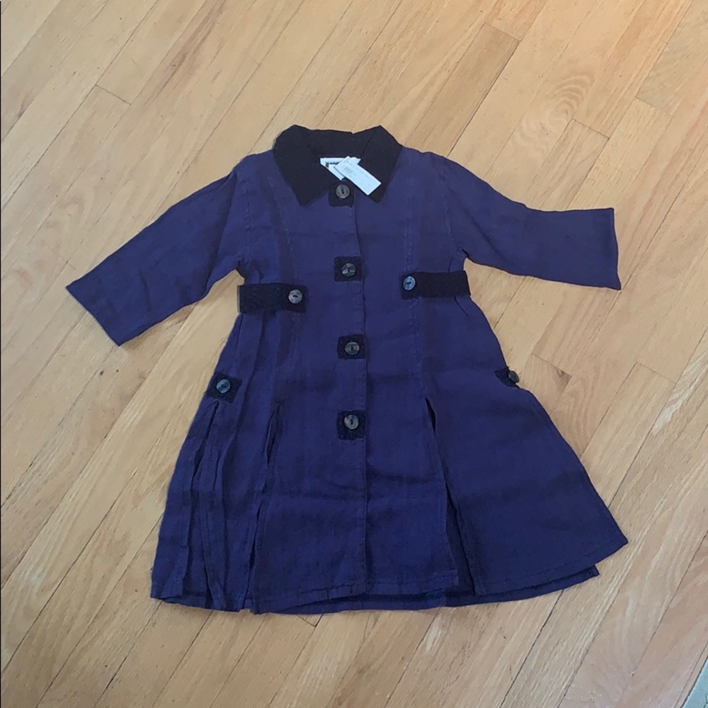 Linen Little Girl’s Artisan Dress